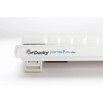 Ducky Keyboard One 2 Pro 60% Mechanical Keyboard; RGB; PBT Double Shot Keycaps - White- Cherry Brown .-0